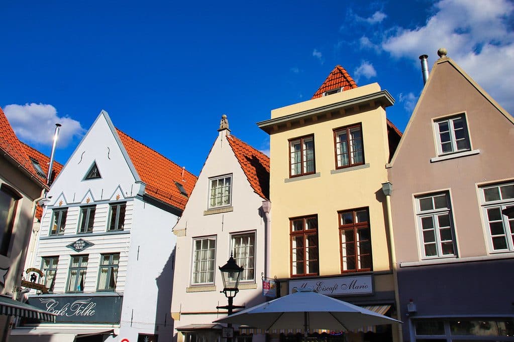 Sicherheitstechnische Betreuung in Bremen: Giebelhäuser im Schnoorviertel